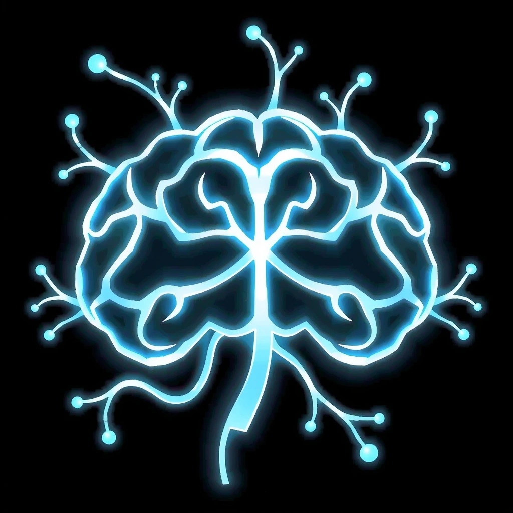 Mózg z aktywnymi połączeniami neuronowymi